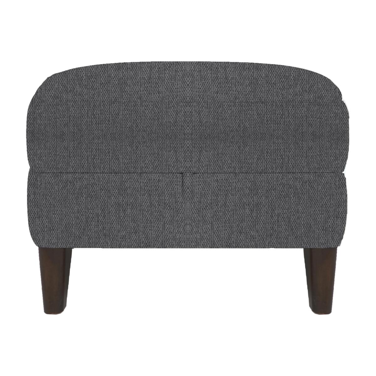 Uno Fabric Storage Footstool - R39 Charcoal – image 1