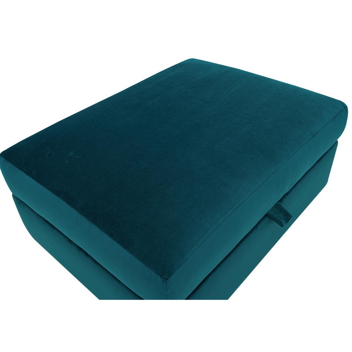Icon Small Fabric Storage Footstool - Teal – image 2