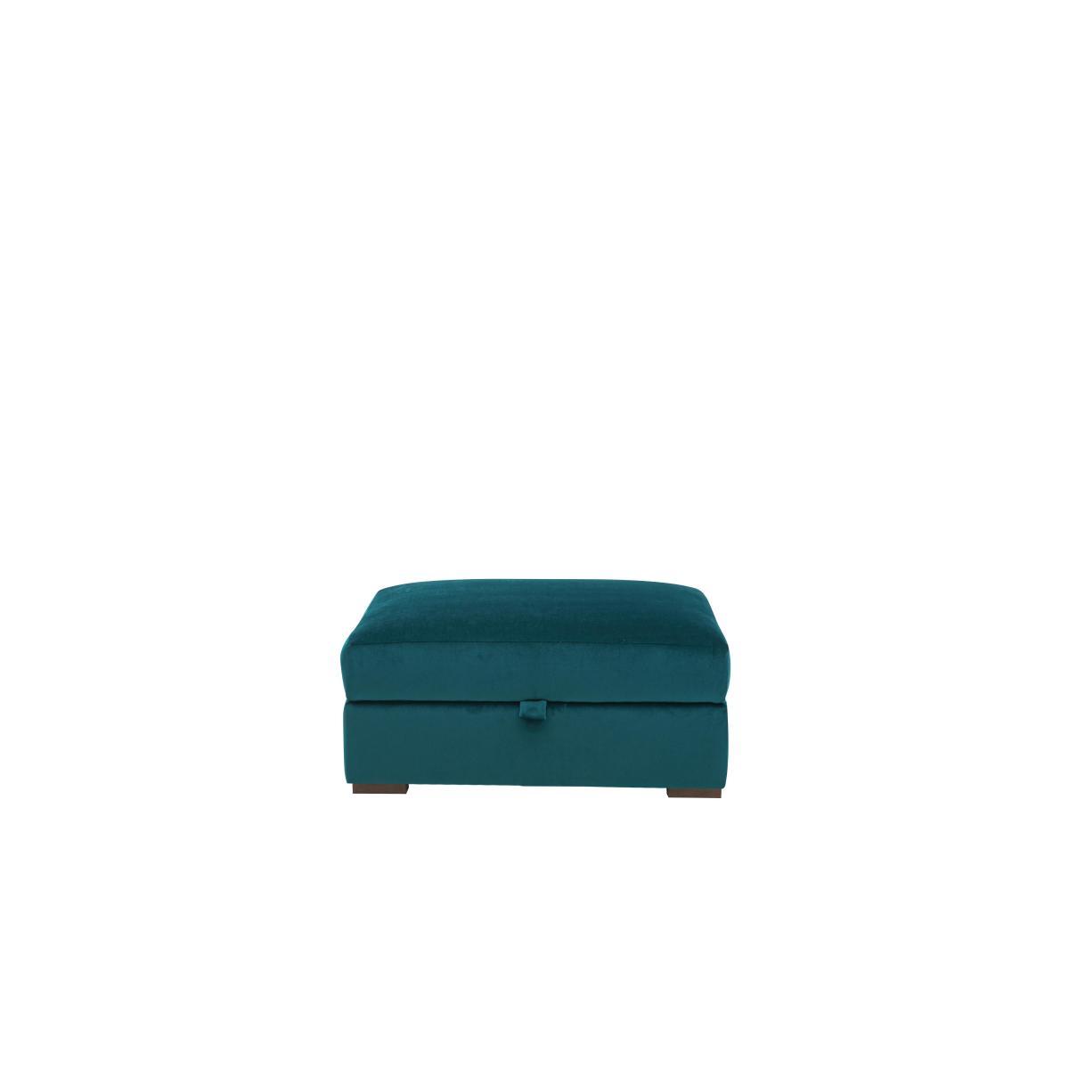 Icon Small Fabric Storage Footstool - Teal – image 4