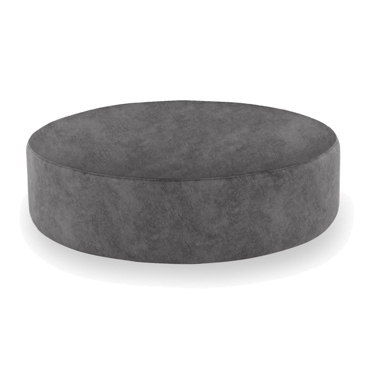 Ariana Fabric Twister Footstool - Moleskin