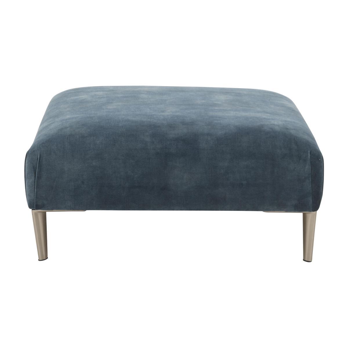 Uniqa Fabric Footstool - Blue – image 1