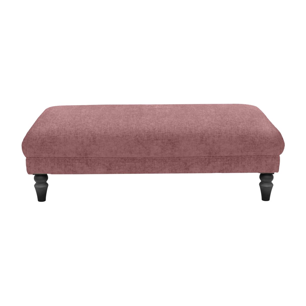 Boutique Chatterley Footstool - Bolero Mulberry with Ebony Feet – image 1