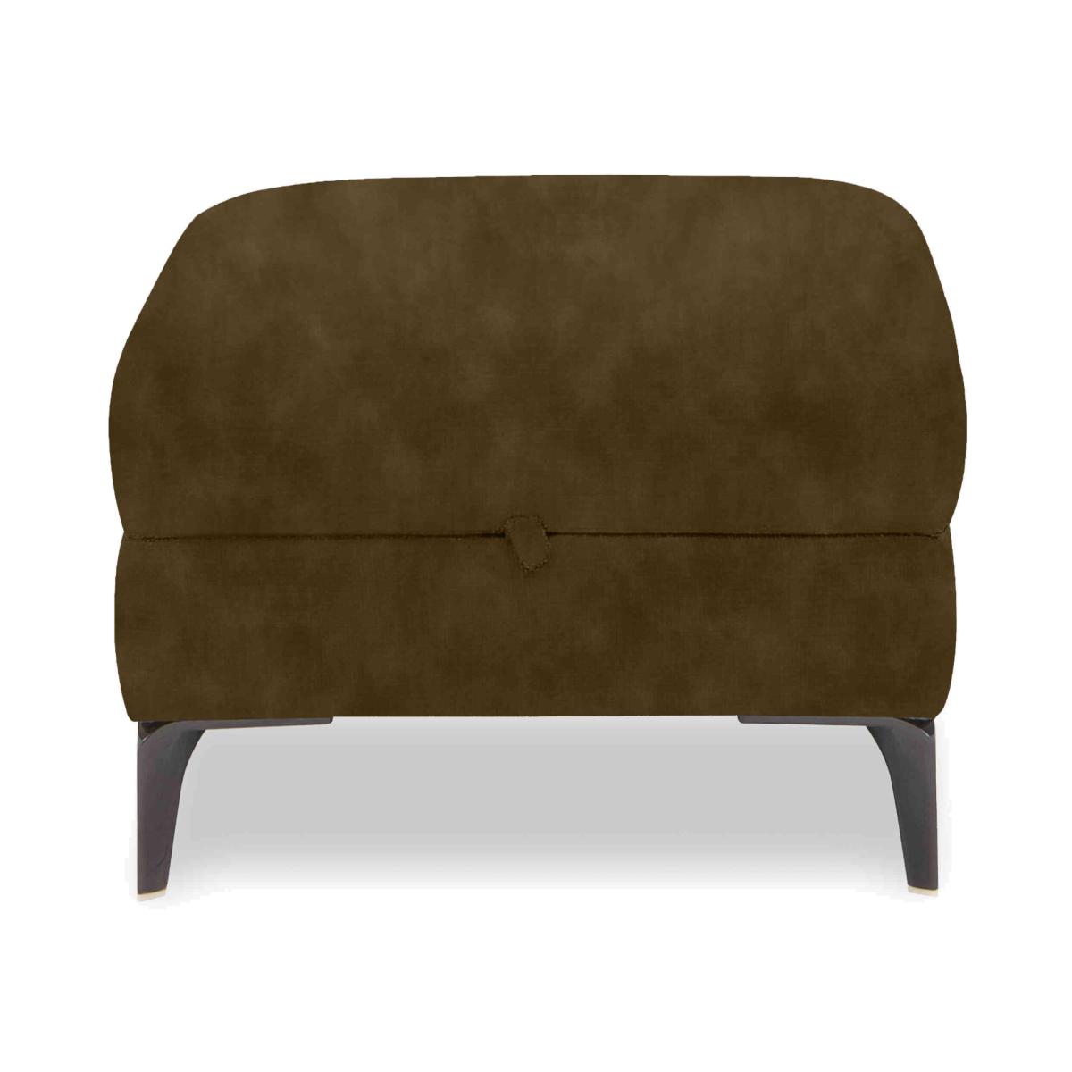 New York Fabric Storage Footstool - Ginger Snap