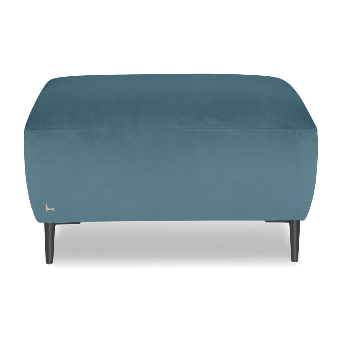 Nicoletti Italia - Milano Fabric Footstool - Selma Turchese – image 1