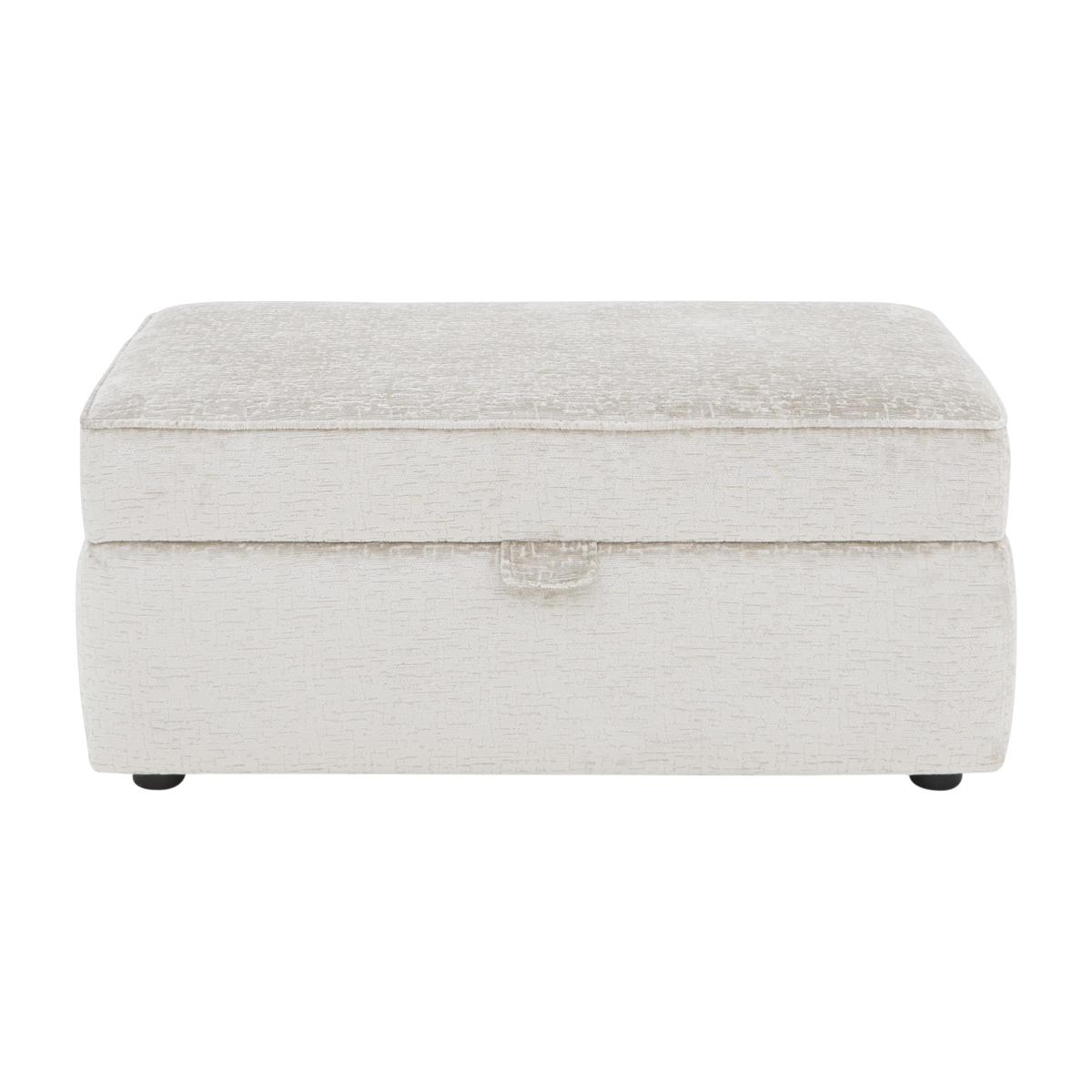 Sasha Large Storage Footstool - Natural – image 1