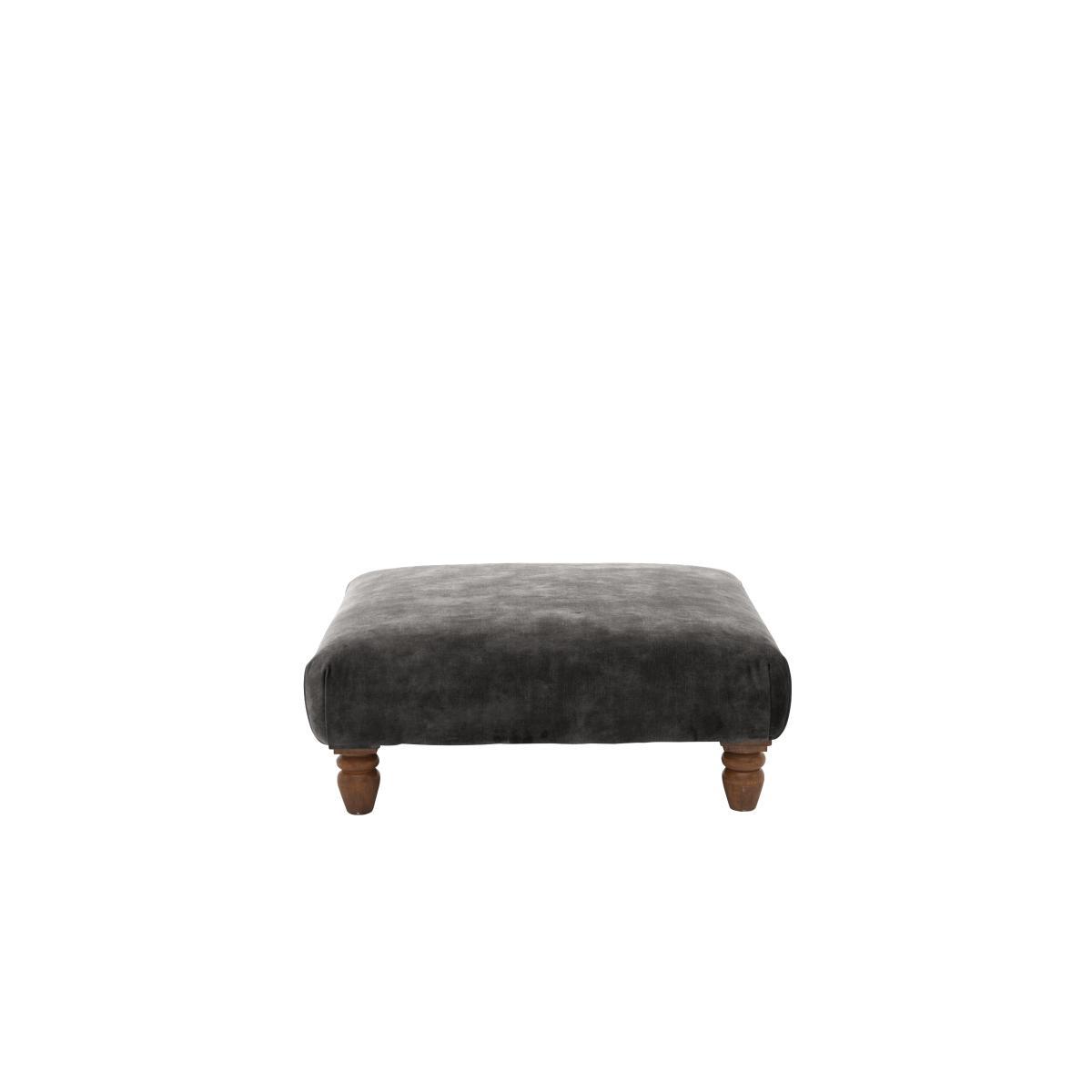 Alexander and James - Camden Collection Camden Fabric Footstool - Grey – image 5