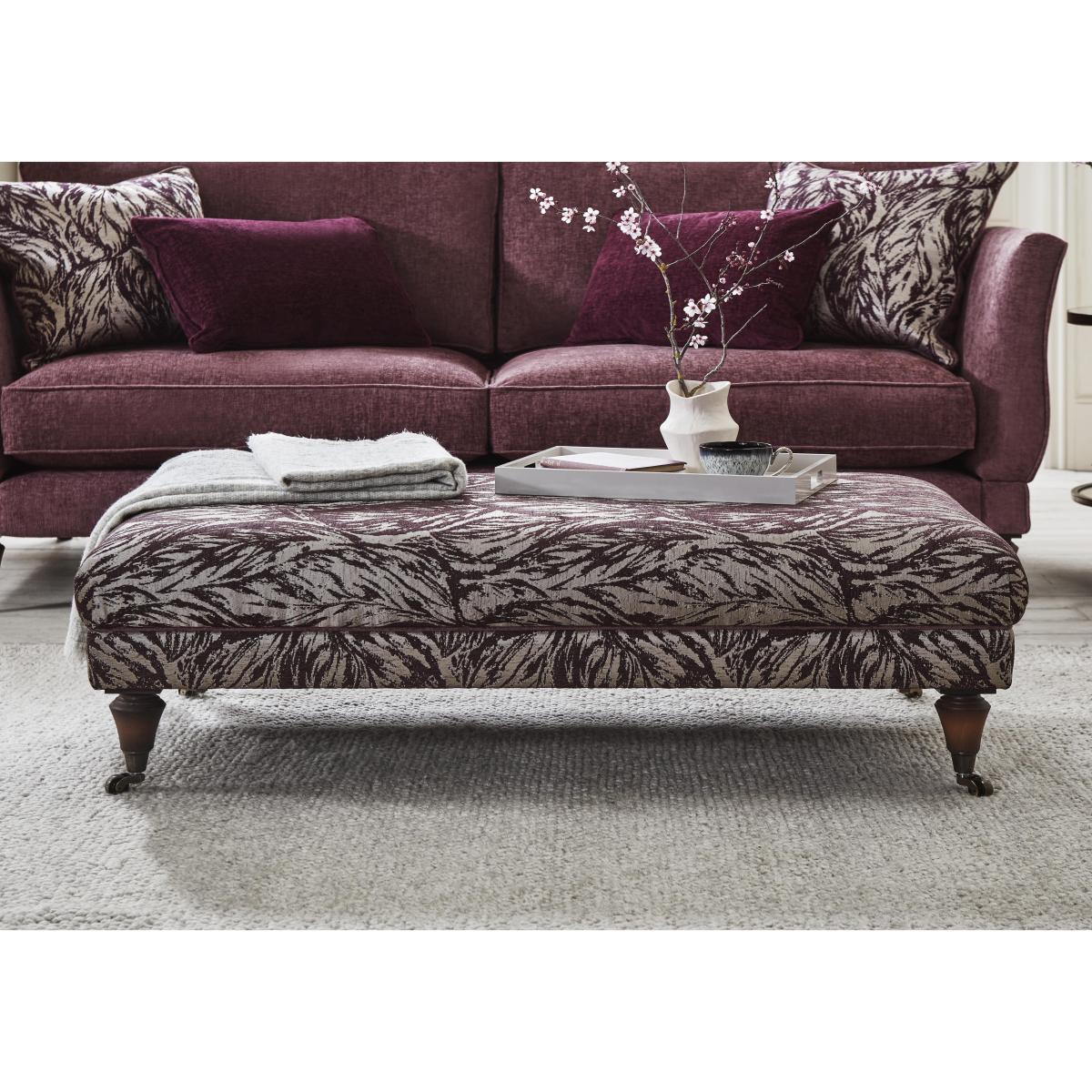 Boutique Chatterley Footstool - Bolero Quill Walnut – image 2