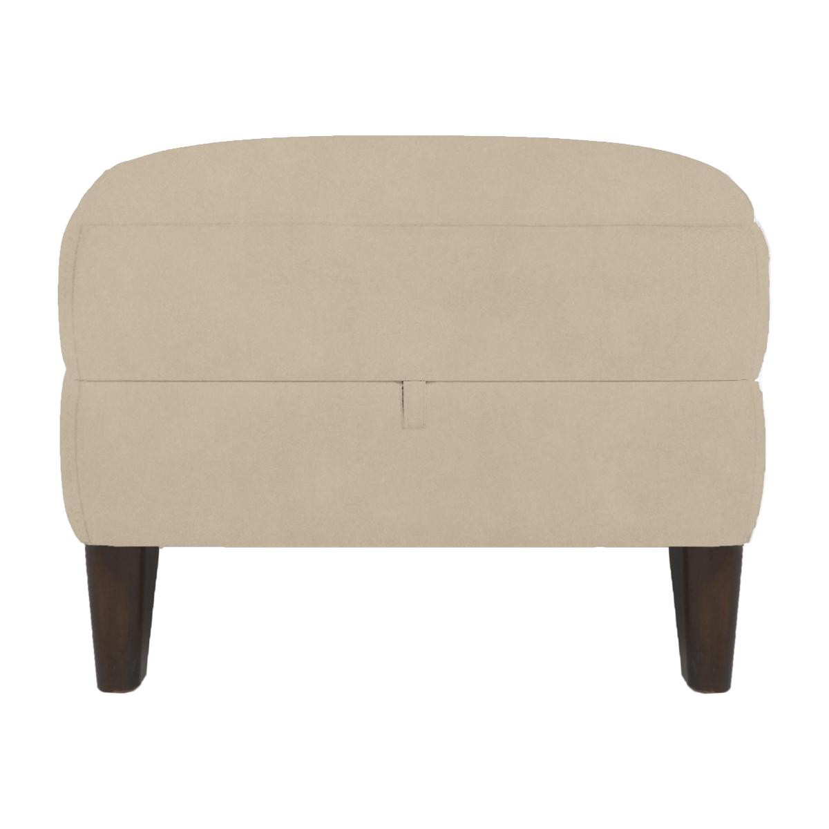 Uno Fabric Storage Footstool - Oatmeal – image 1