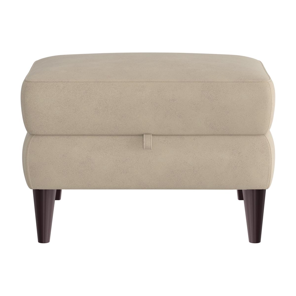 Compact Collection Klein Fabric Storage Footstool - Oatmeal – image 1