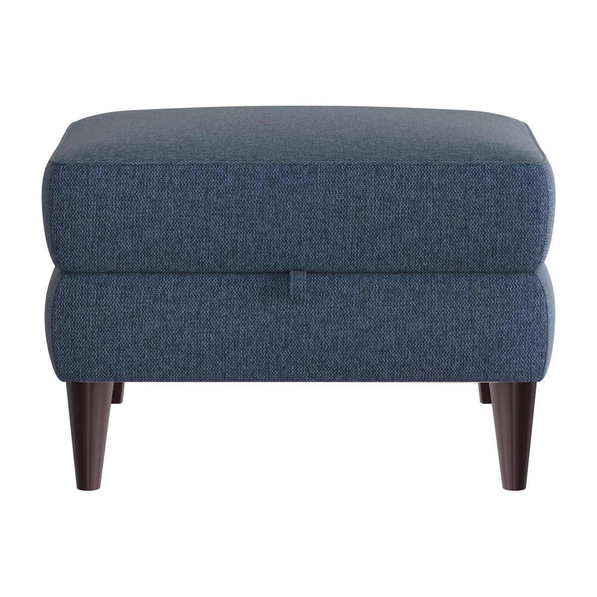 Compact Collection Klein Fabric Storage Footstool - R38 Blue – image 1