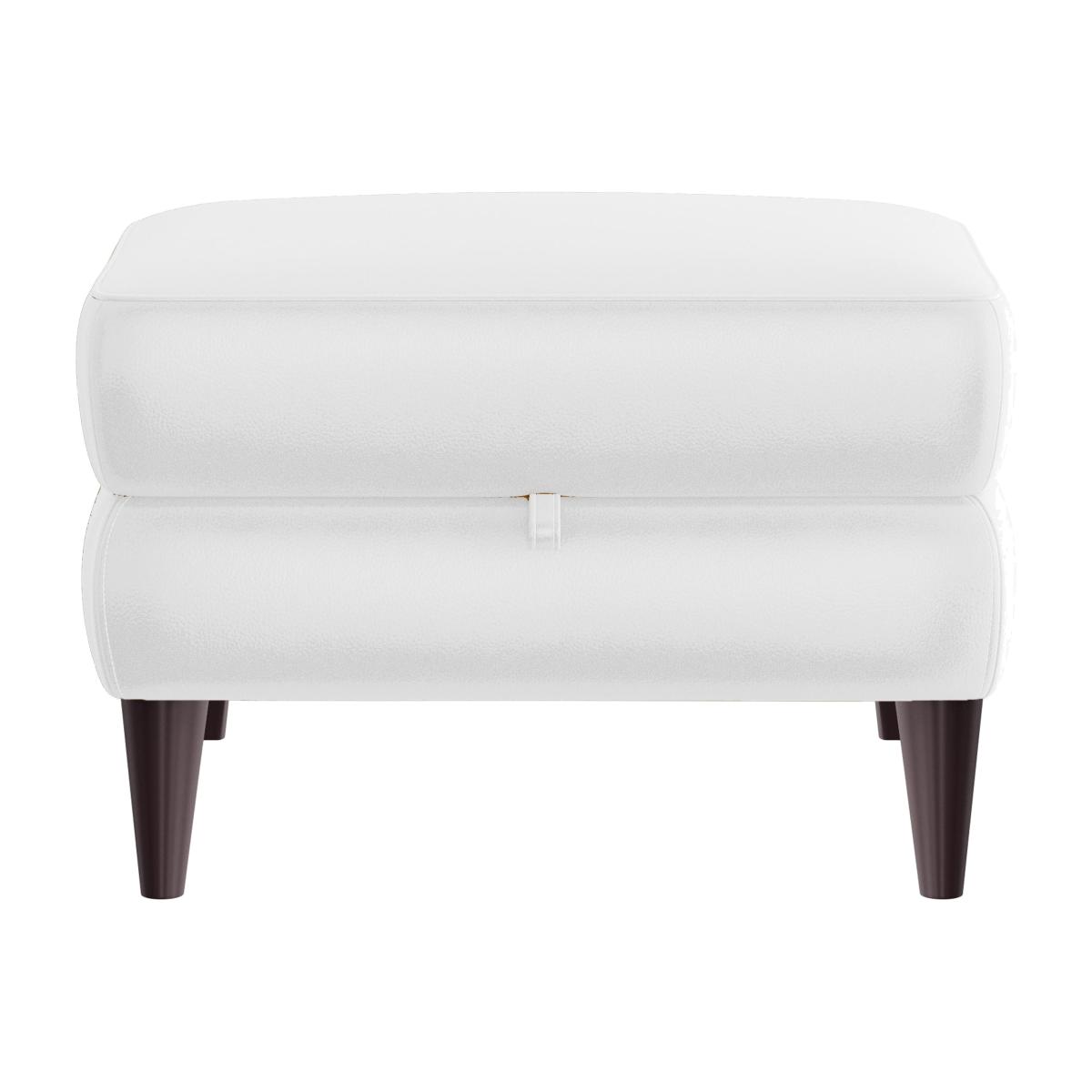 Compact Collection Klein HW Leather Storage Footstool - Star White – image 1