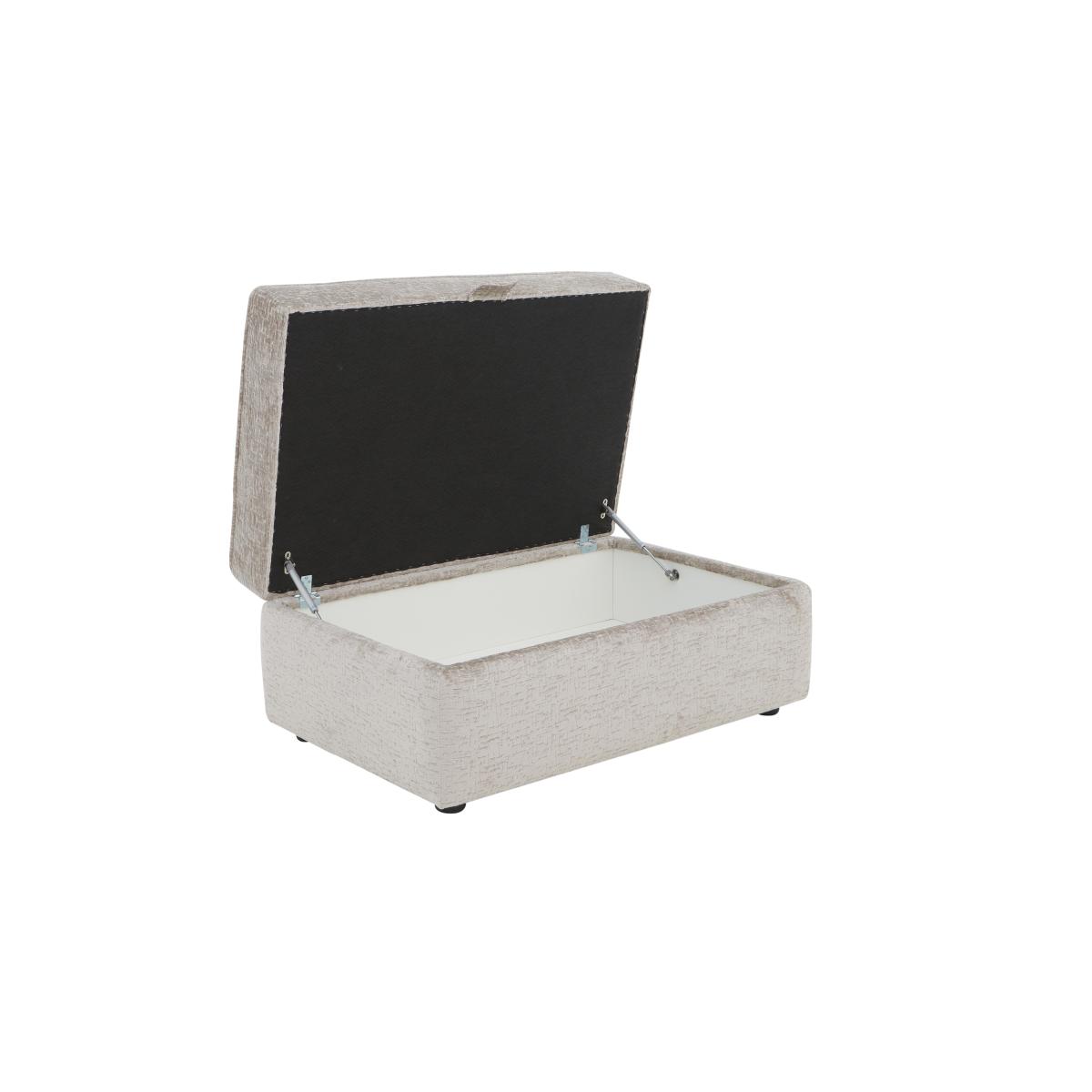Sasha Large Storage Footstool - Brown – image 6