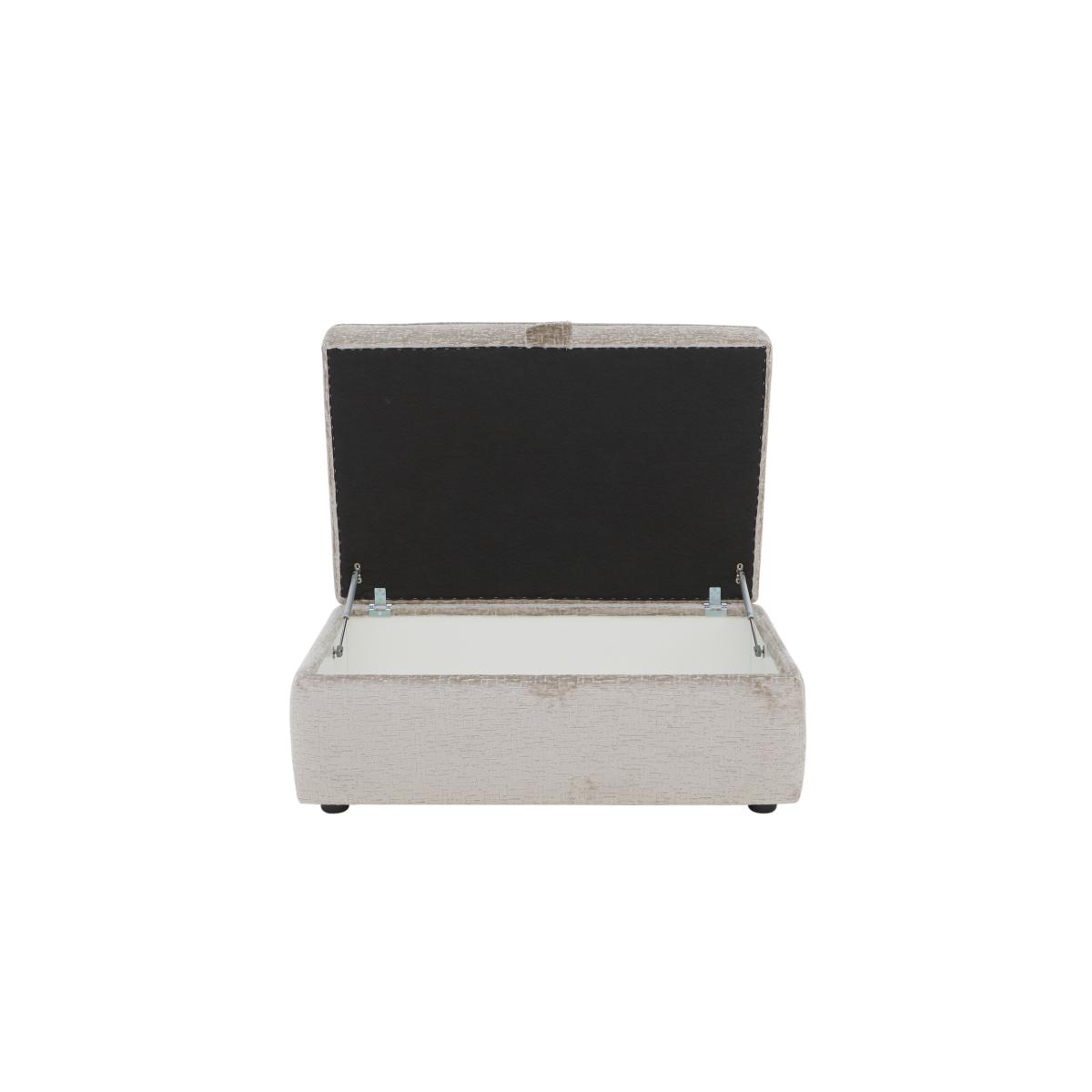 Sasha Large Storage Footstool - Brown – image 7