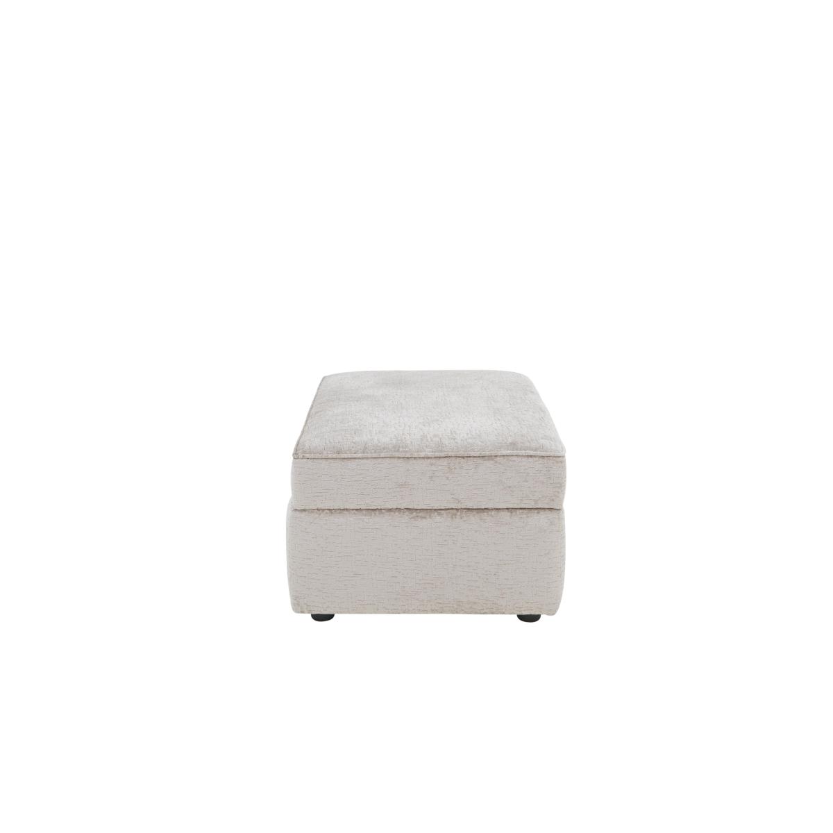 Sasha Large Storage Footstool - Brown – image 9