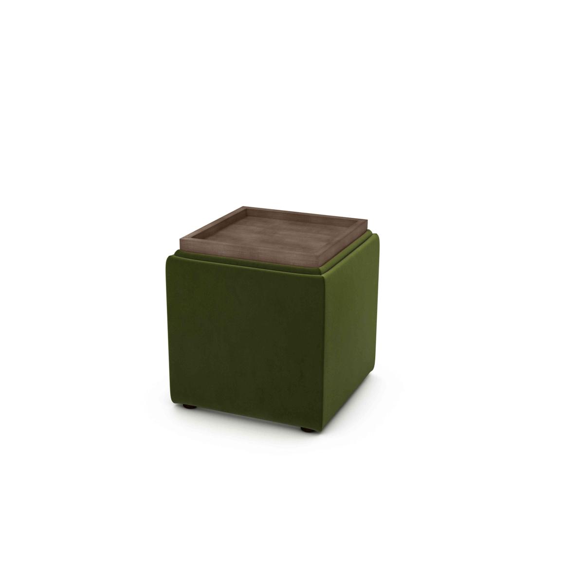 The Lounge Co. - Bronwyn Storage Cube Tray Stool - Midnight Indigo – image 3