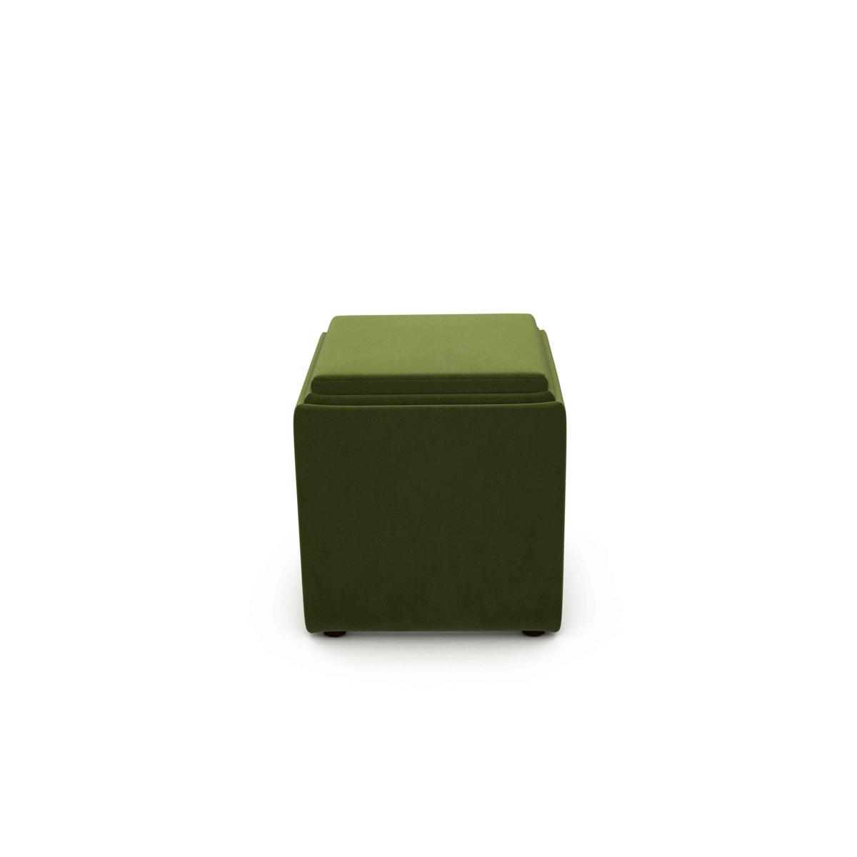 The Lounge Co. - Bronwyn Storage Cube Tray Stool - Midnight Indigo – image 4