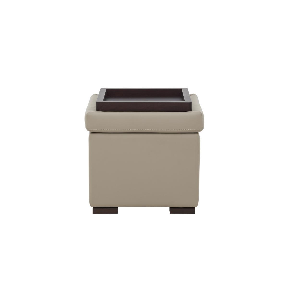 Nicoletti - Matera Leather Tray Storage Footstool – image 4