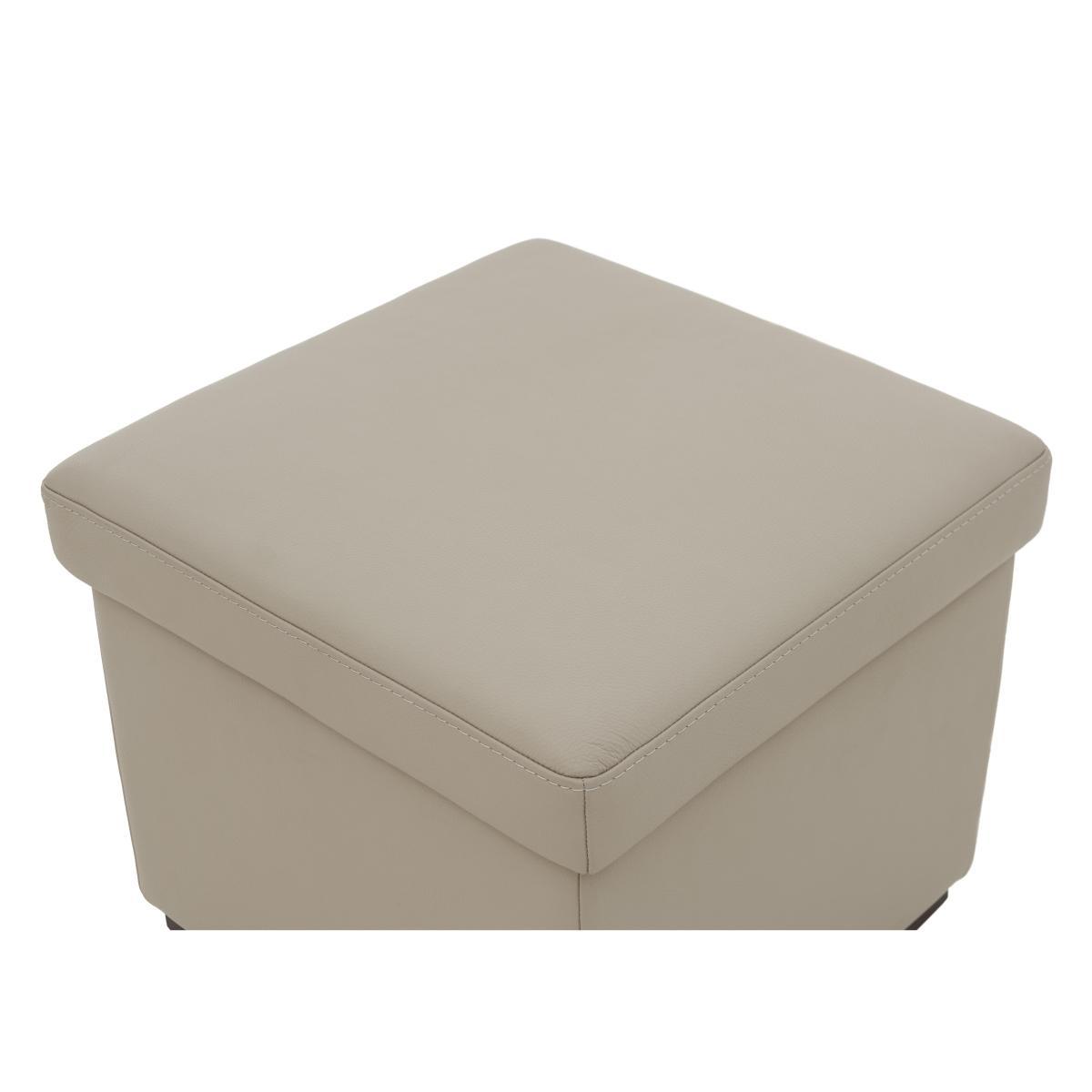 Nicoletti - Matera Leather Tray Storage Footstool – image 5