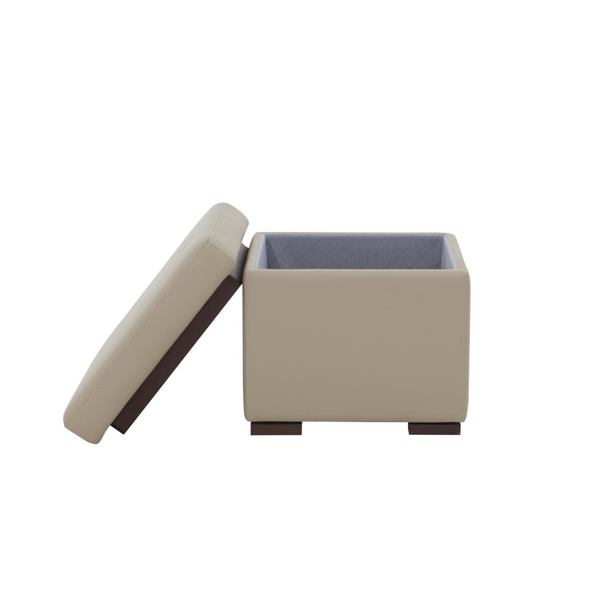 Nicoletti - Matera Leather Tray Storage Footstool – image 8
