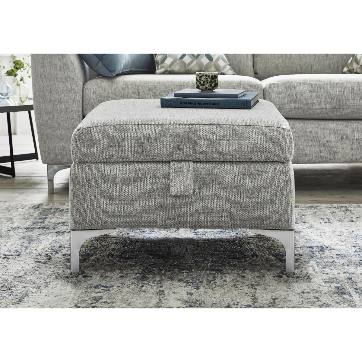 Pippa Fabric Storage Footstool – image 2