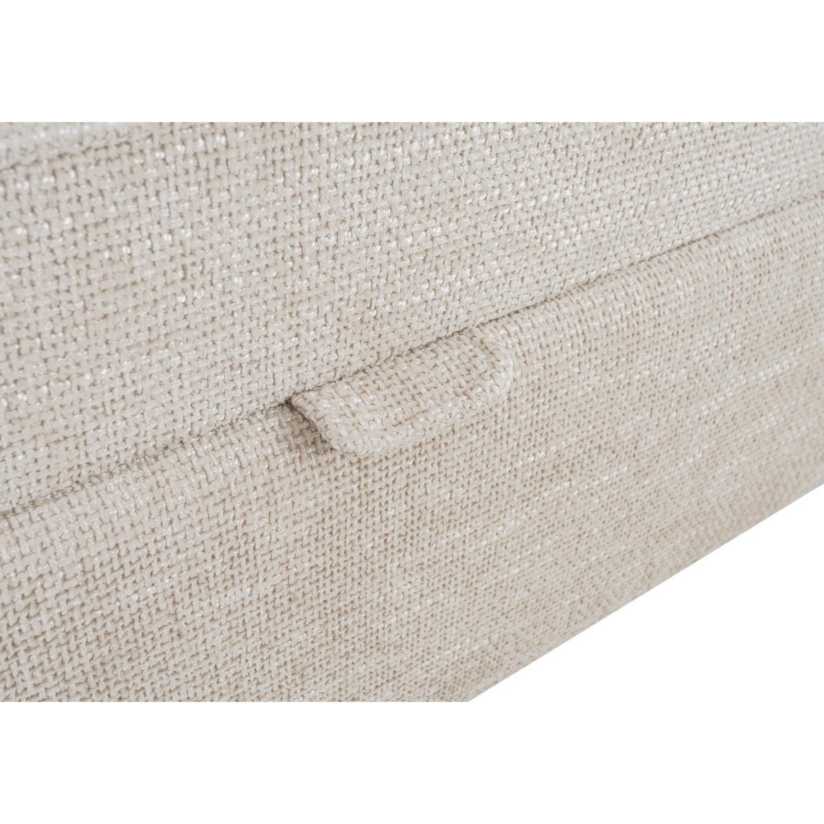 Oyster Bay Fabric Storage Stool - Grey – image 3