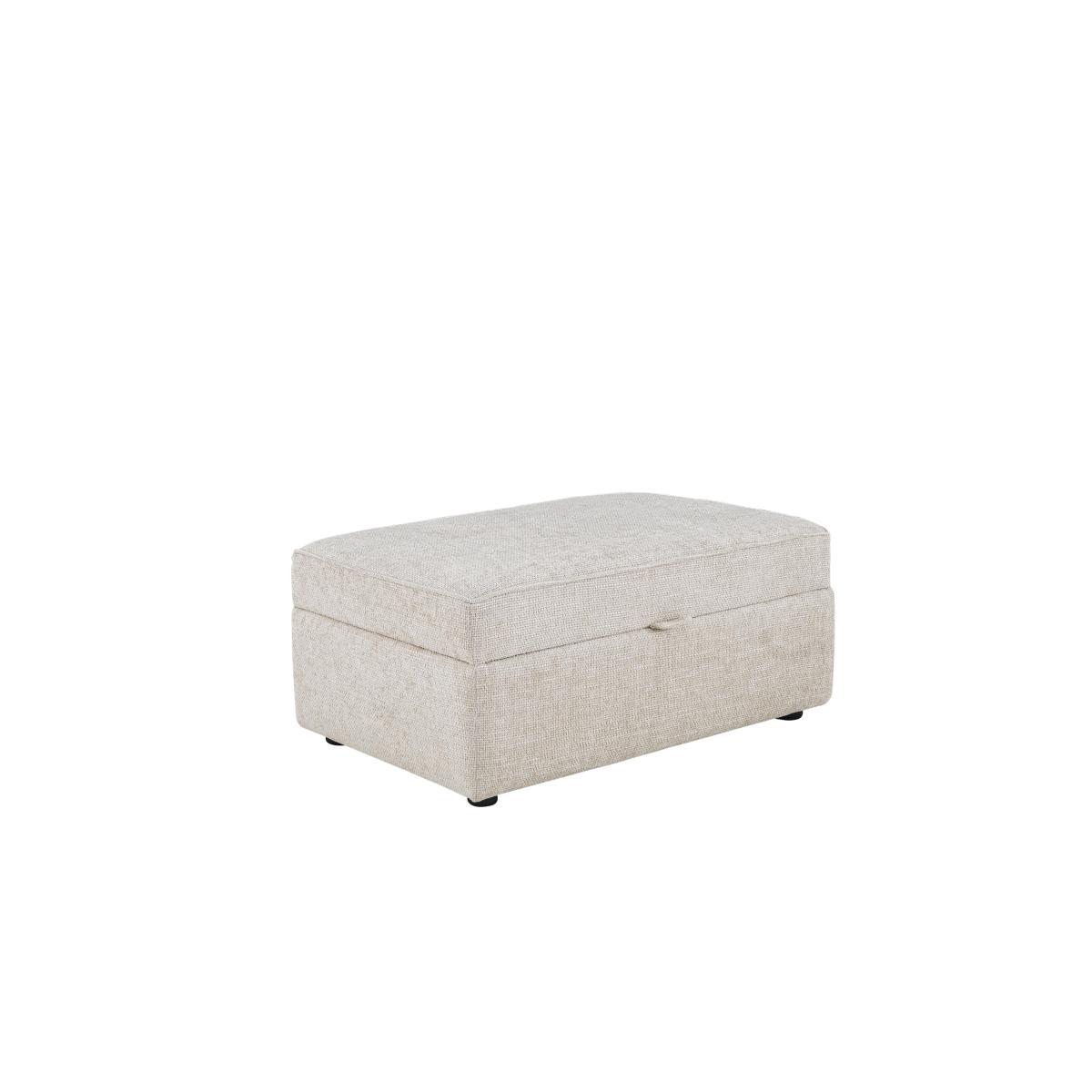 Oyster Bay Fabric Storage Stool - Grey – image 6