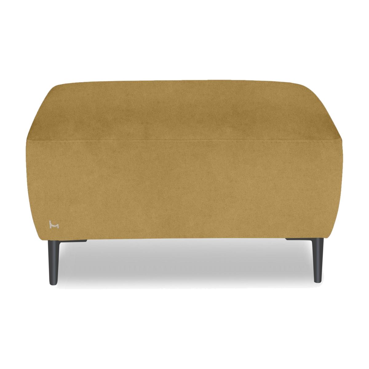 Nicoletti Italia - Milano Fabric Footstool - Fuente Mostaza – image 1