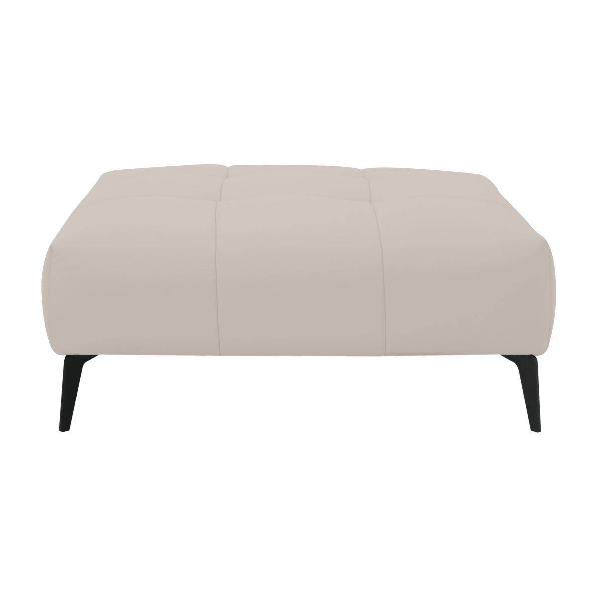 Domicil - Lawson Leather Footstool - NN Frost – image 1
