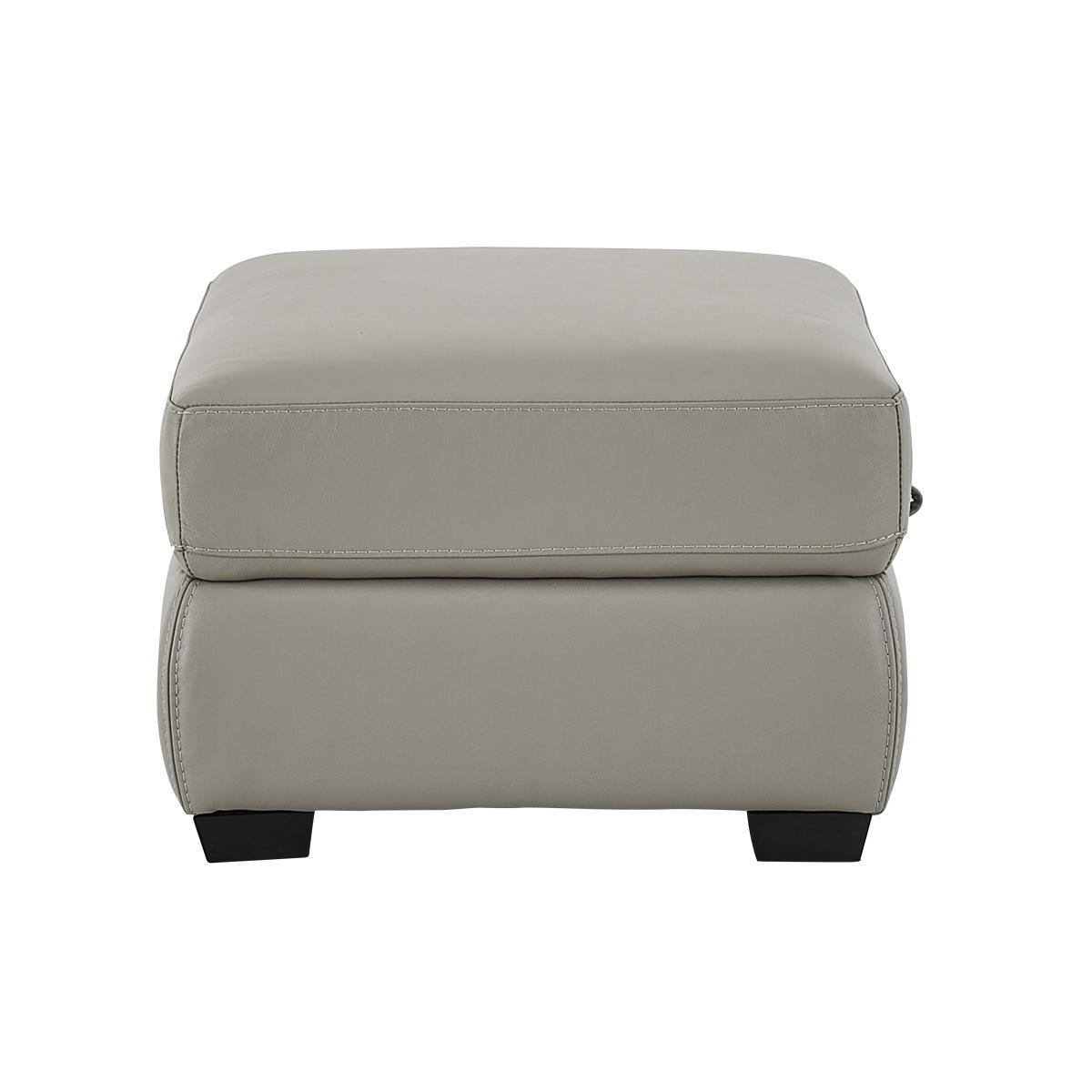 Compact Collection Midi Leather Footstool- World of Leather – image 4