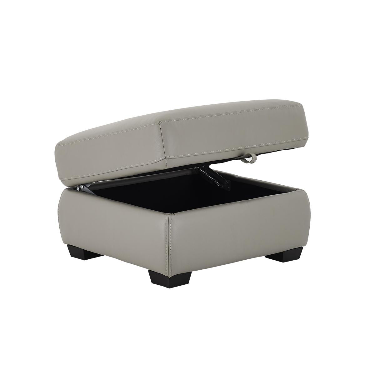 Compact Collection Midi Leather Footstool- World of Leather – image 5