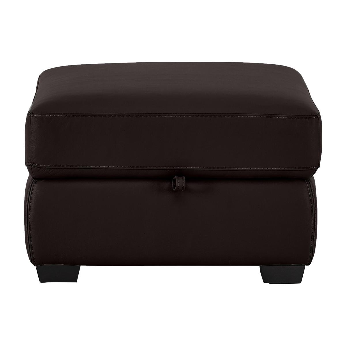 Compact Collection Midi Leather Footstool- World of Leather – image 1