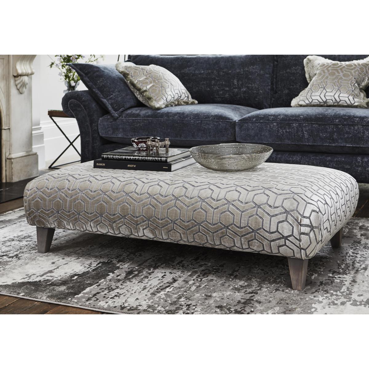 Boutique Splendour Fabric Bench Stool - Pattern – image 2