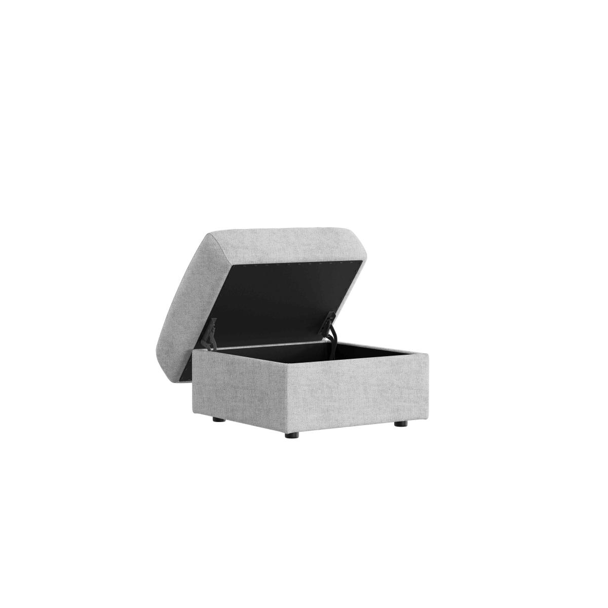 Nicoletti Italia - Pepino Fabric Storage Footstool - Selma Rosa – image 2