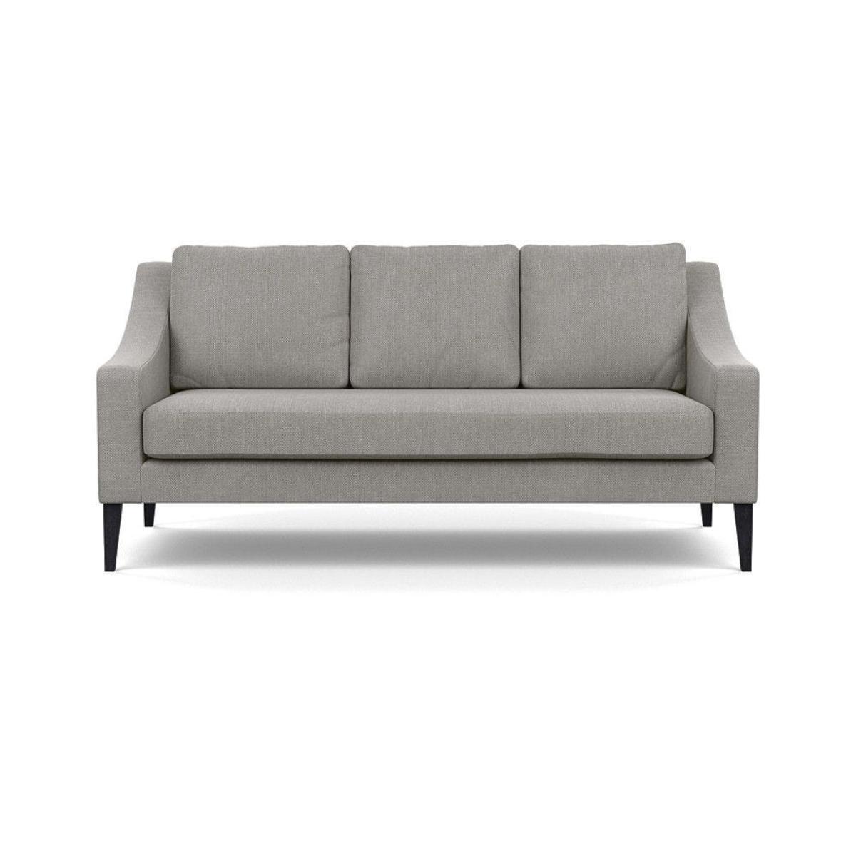 Heal's Eton Footstool Smart Linen Mix Silver Black Feet - Heal's UK Furniture – image 26