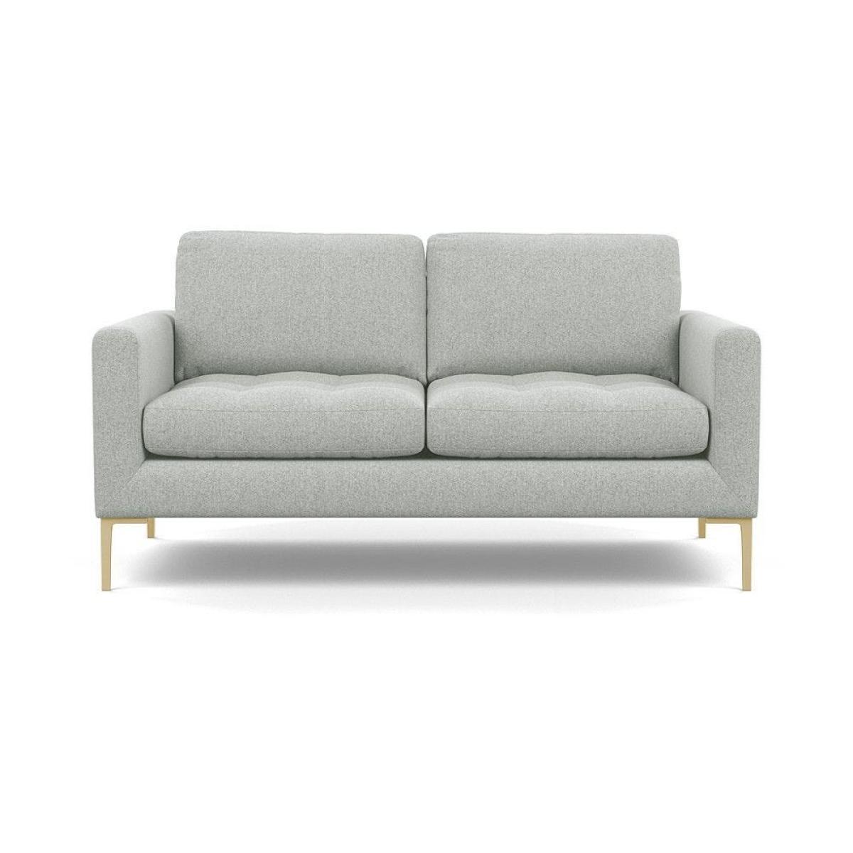 Heal's Eton Footstool Smart Linen Mix Silver Black Feet - Heal's UK Furniture – image 41