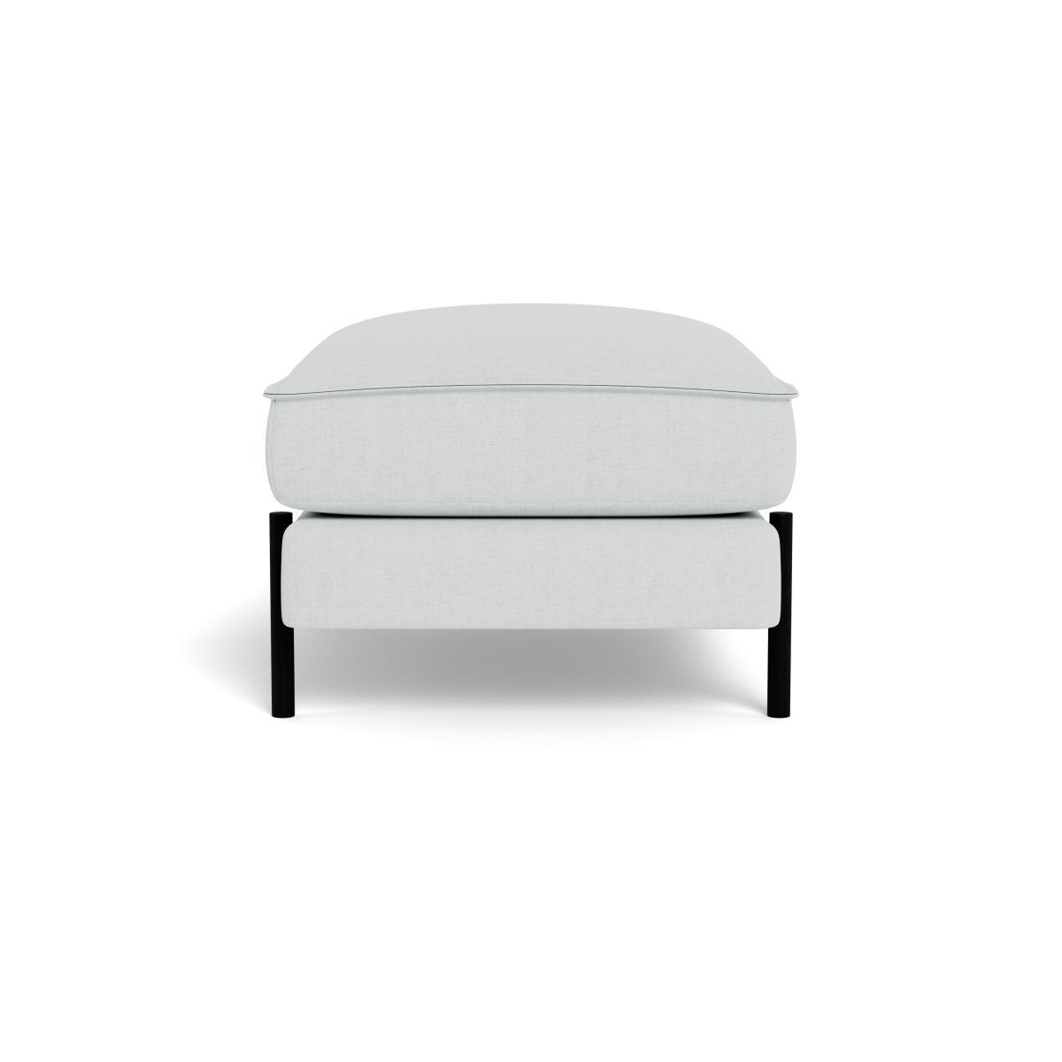 Heal's Tortona Footstool Broad Weave Tin - Heal's UK Furniture – image 3