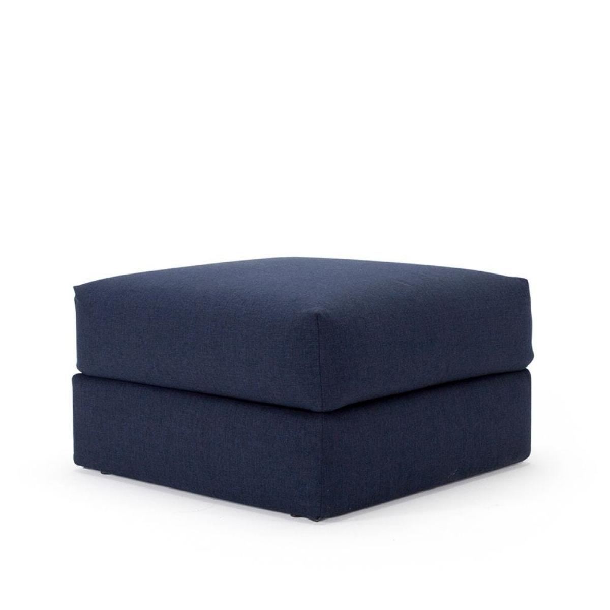 Heal's Oswald Storage Footstool Dessin Blue - Heal's UK Furniture – image 3