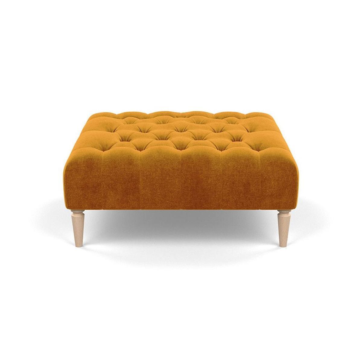 Heal's Balmoral Ottoman Capelo LinenCotton Sea Shanty Walnut Feet - Heal's UK Furniture – image 101