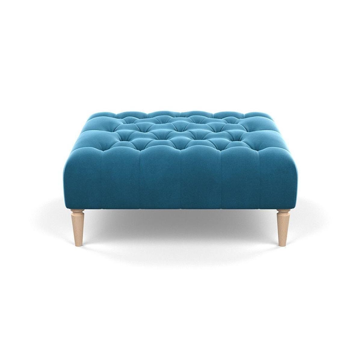 Heal's Balmoral Ottoman Capelo LinenCotton Sea Shanty Walnut Feet - Heal's UK Furniture – image 102