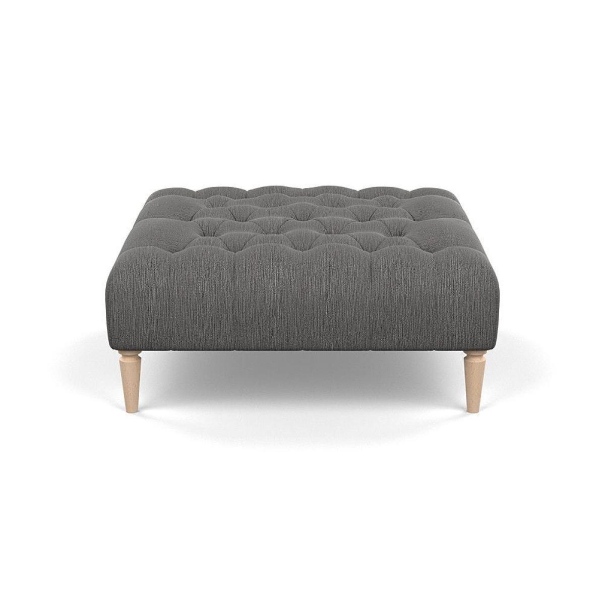 Heal's Balmoral Ottoman Capelo LinenCotton Sea Shanty Walnut Feet - Heal's UK Furniture – image 103