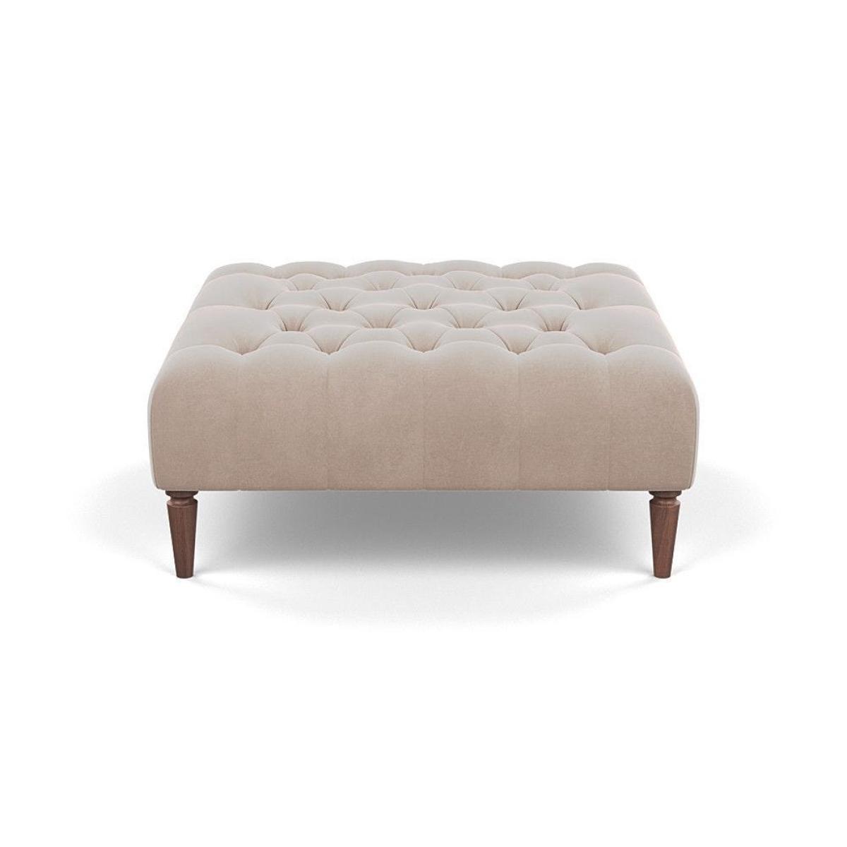 Heal's Balmoral Ottoman Capelo LinenCotton Sea Shanty Walnut Feet - Heal's UK Furniture – image 104