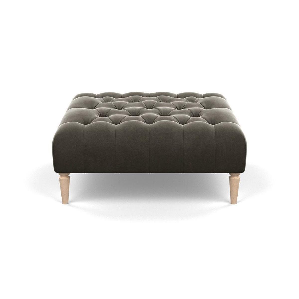 Heal's Balmoral Ottoman Capelo LinenCotton Sea Shanty Walnut Feet - Heal's UK Furniture – image 106