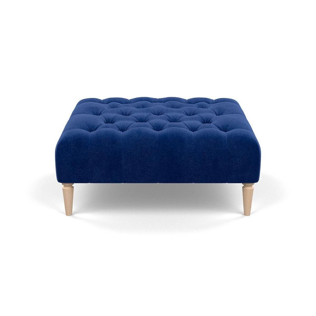 Heal's Balmoral Ottoman Capelo LinenCotton Sea Shanty Walnut Feet - Heal's UK Furniture – image 18