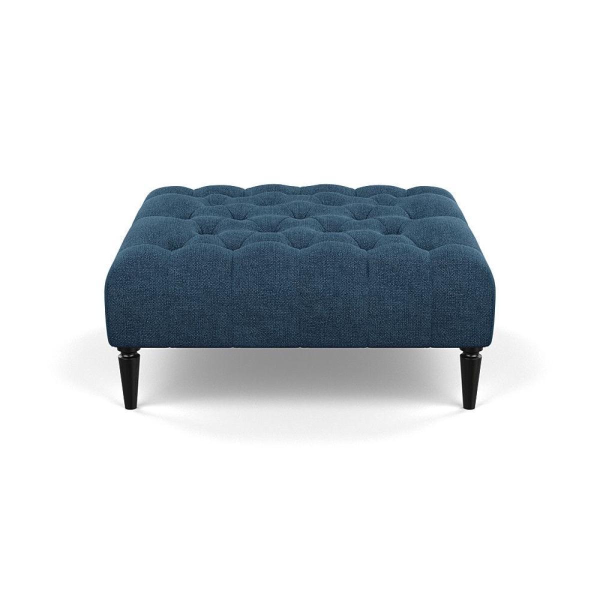 Heal's Balmoral Ottoman Capelo LinenCotton Sea Shanty Walnut Feet - Heal's UK Furniture – image 20