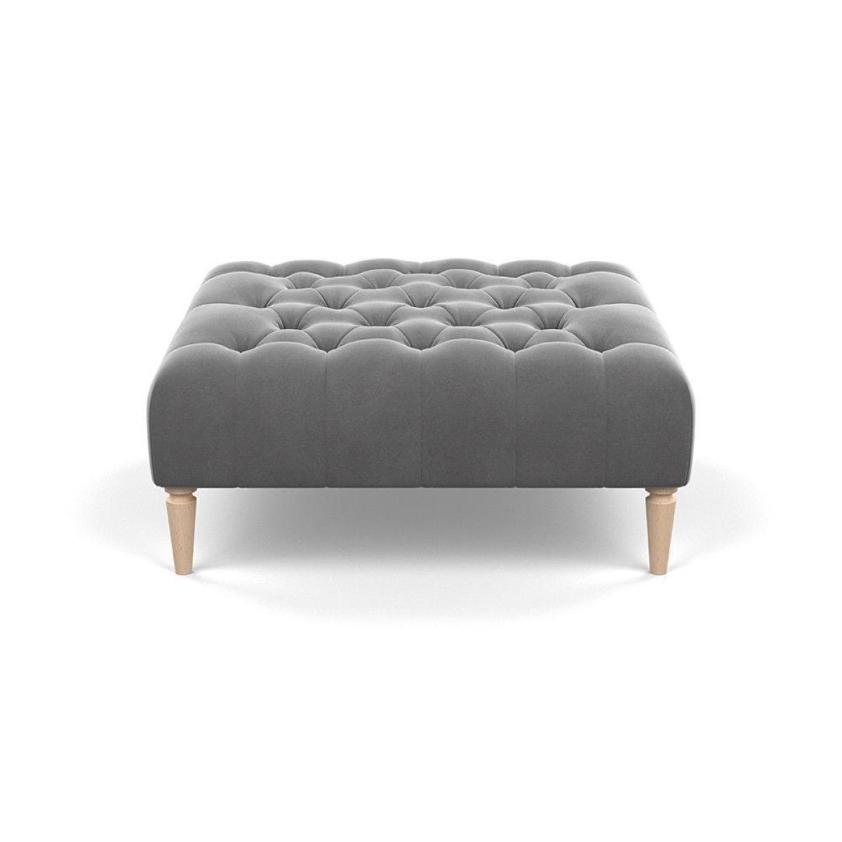 Heal's Balmoral Ottoman Capelo LinenCotton Sea Shanty Walnut Feet - Heal's UK Furniture – image 32