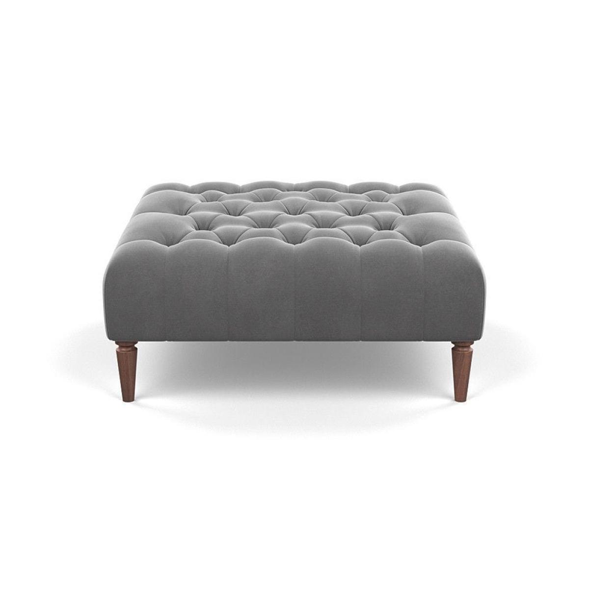 Heal's Balmoral Ottoman Capelo LinenCotton Sea Shanty Walnut Feet - Heal's UK Furniture – image 33