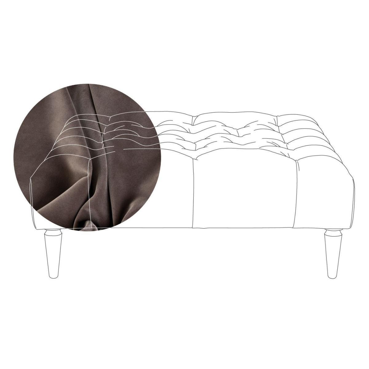 Heal's Balmoral Ottoman Capelo LinenCotton Sea Shanty Walnut Feet - Heal's UK Furniture – image 45