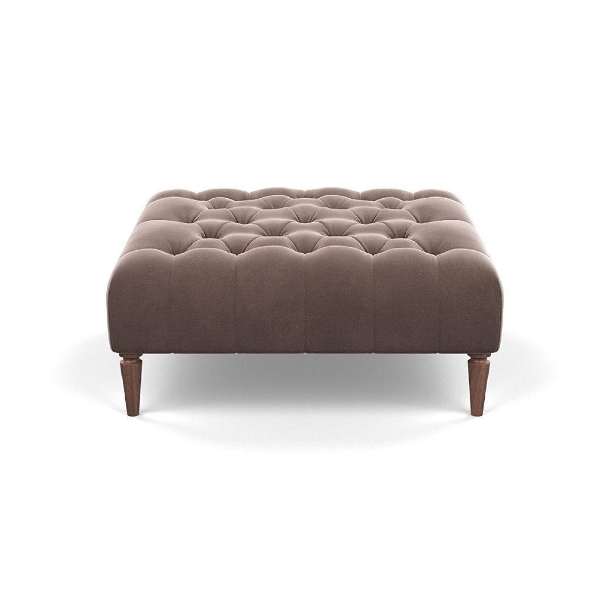 Heal's Balmoral Ottoman Capelo LinenCotton Sea Shanty Walnut Feet - Heal's UK Furniture – image 51