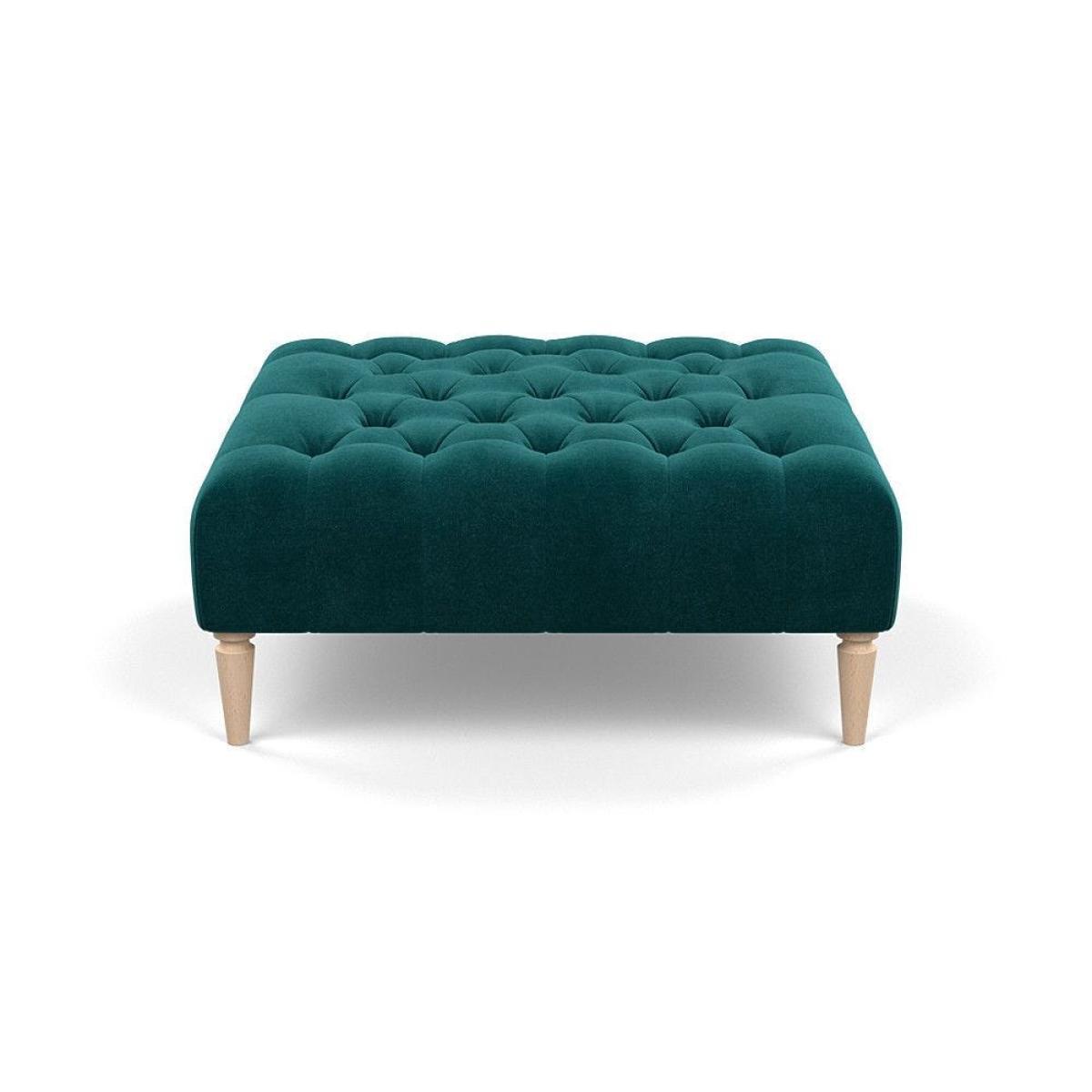 Heal's Balmoral Ottoman Capelo LinenCotton Sea Shanty Walnut Feet - Heal's UK Furniture – image 54