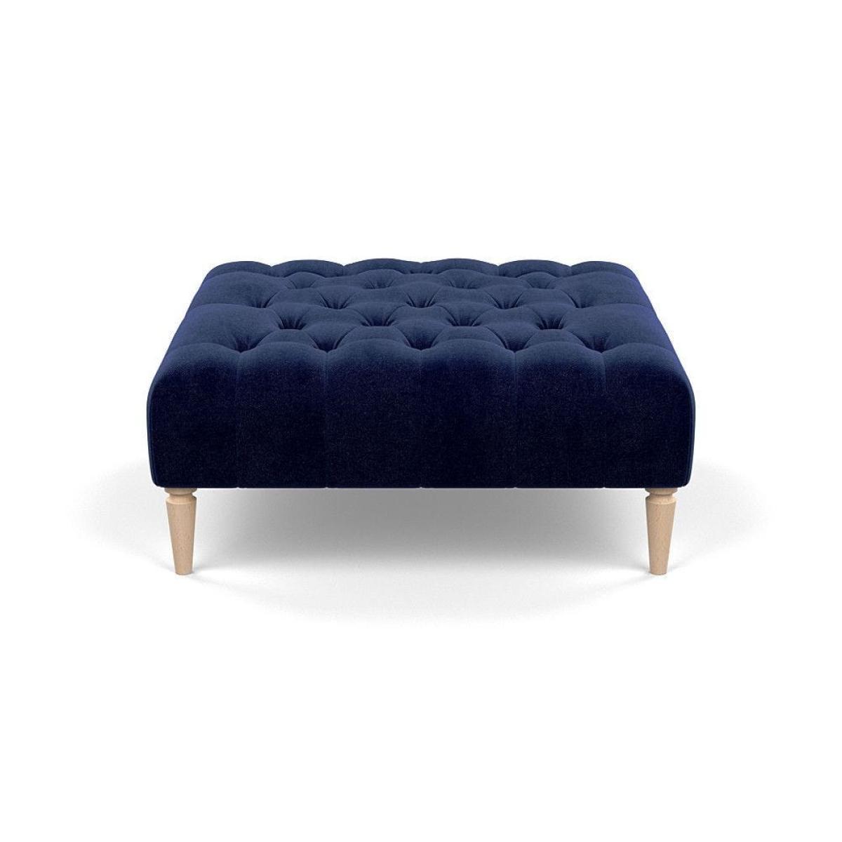 Heal's Balmoral Ottoman Capelo LinenCotton Sea Shanty Walnut Feet - Heal's UK Furniture – image 58